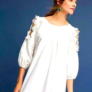 NWOT Anthropologie Eri+ Ali Bevine Linen Dress